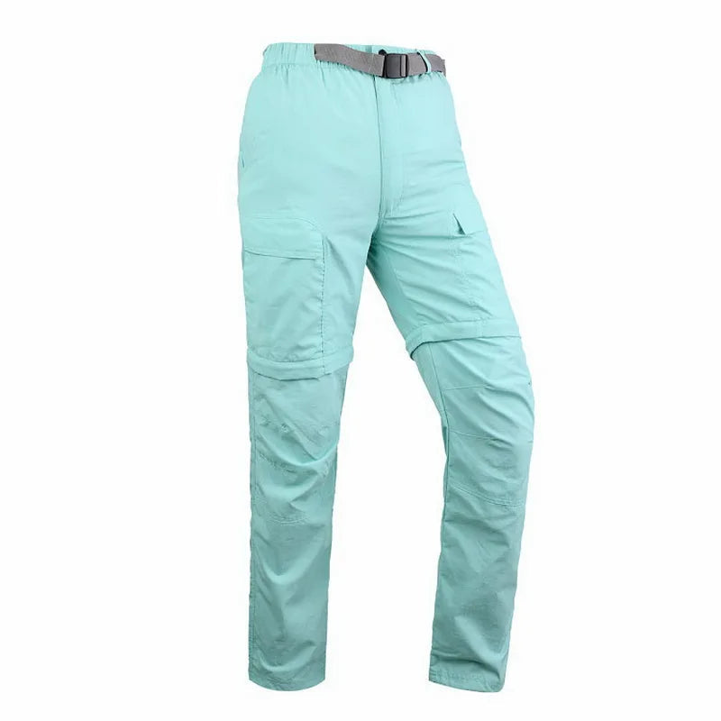 Equipaje Montaña - Pantalón de senderismo desmontable en short para mujer