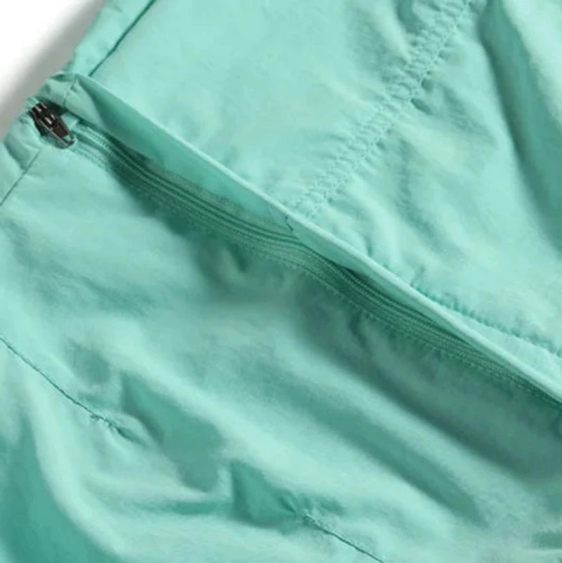 Equipaje Montaña - Pantalón de senderismo desmontable en short para mujer