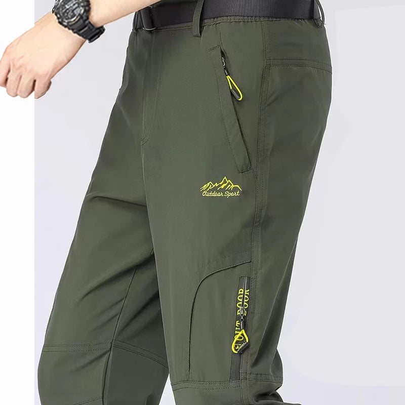 Equipaje Montaña - Pantalón de senderismo para hombre con cinturón