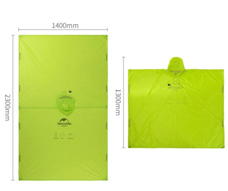 Equipaje Montaña - Poncho de senderismo impermeable