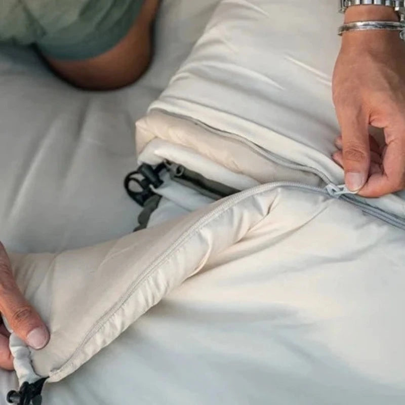 Equipaje Montaña - Saco de dormir con capucha para senderismo 3 estaciones