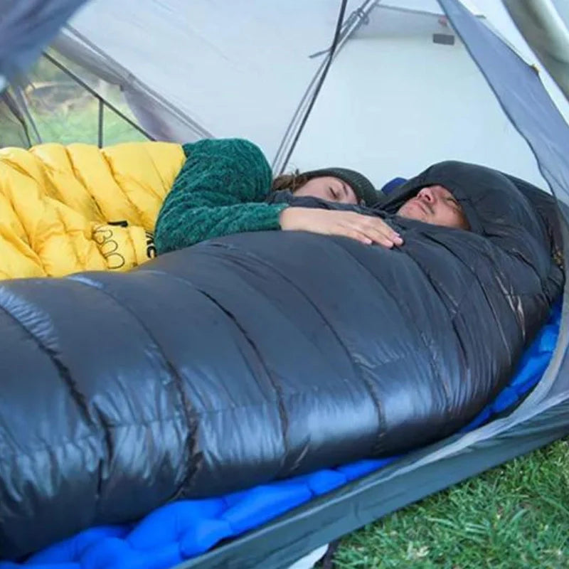 Equipaje Montaña - Saco de dormir impermeable para clima frío extremo para senderismo