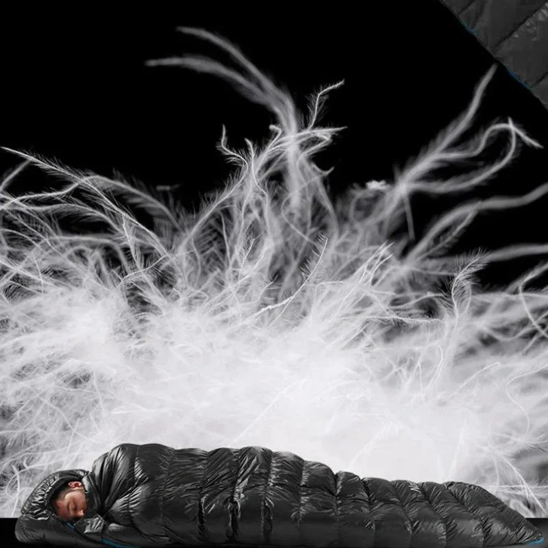 Equipaje Montaña - Saco de dormir impermeable para clima frío extremo para senderismo
