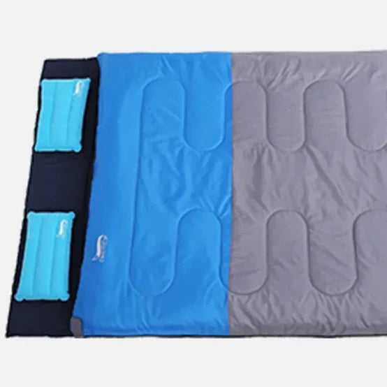 Equipaje Montaña - Saco de dormir para 2 personas separable en tela anti desgarros