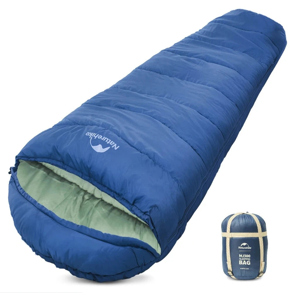 Equipaje Montaña - Saco de dormir resistente al frío y impermeable de algodón para acampar
