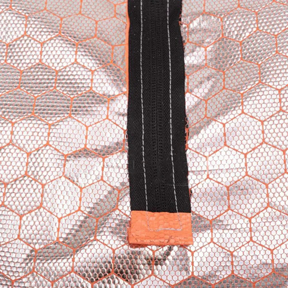 Equipaje Montaña - Saco de dormir ultra ligero naranja térmico e impermeable