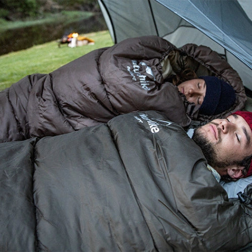 Equipaje Montaña - Saco de dormir ultraligero aislante e impermeable de algodón