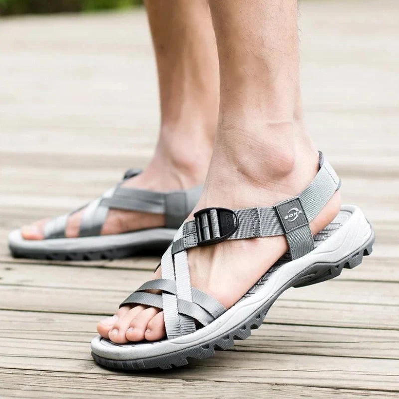 Equipaje Montaña - Sandalias de senderismo clásicas para hombre