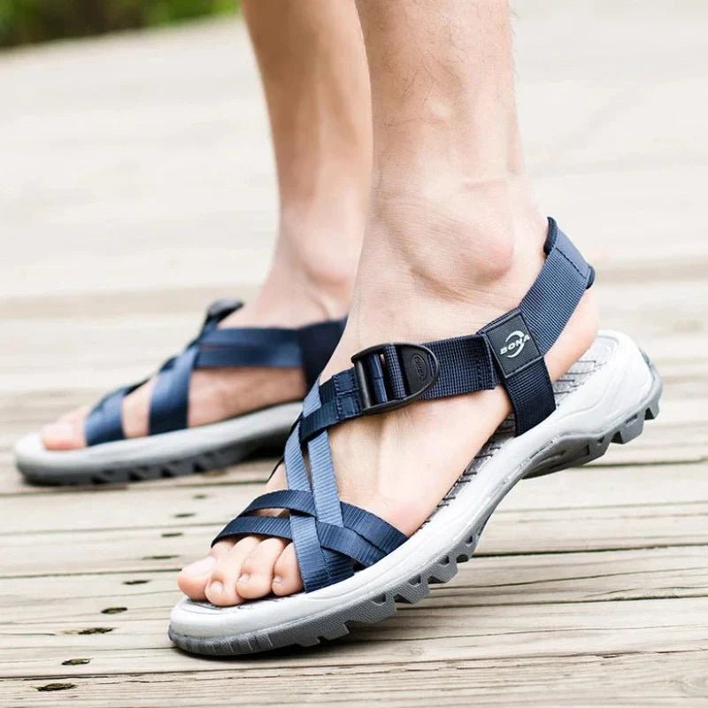 Equipaje Montaña - Sandalias de senderismo clásicas para hombre