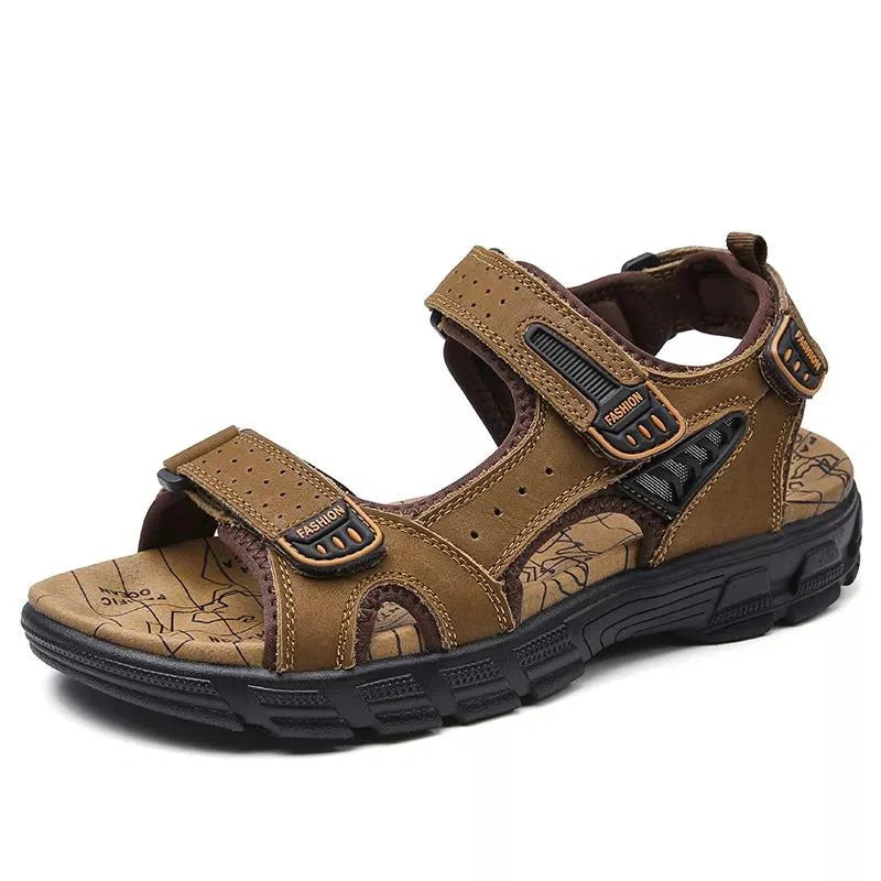 Equipaje Montaña - Sandalias de senderismo para hombre de cuero