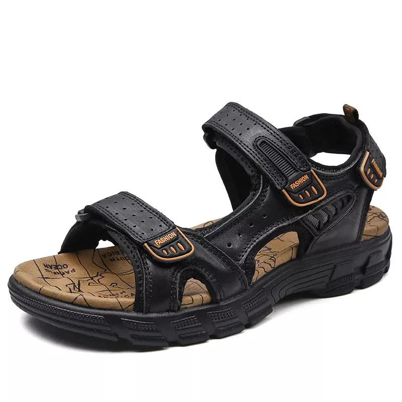 Equipaje Montaña - Sandalias de senderismo para hombre de cuero