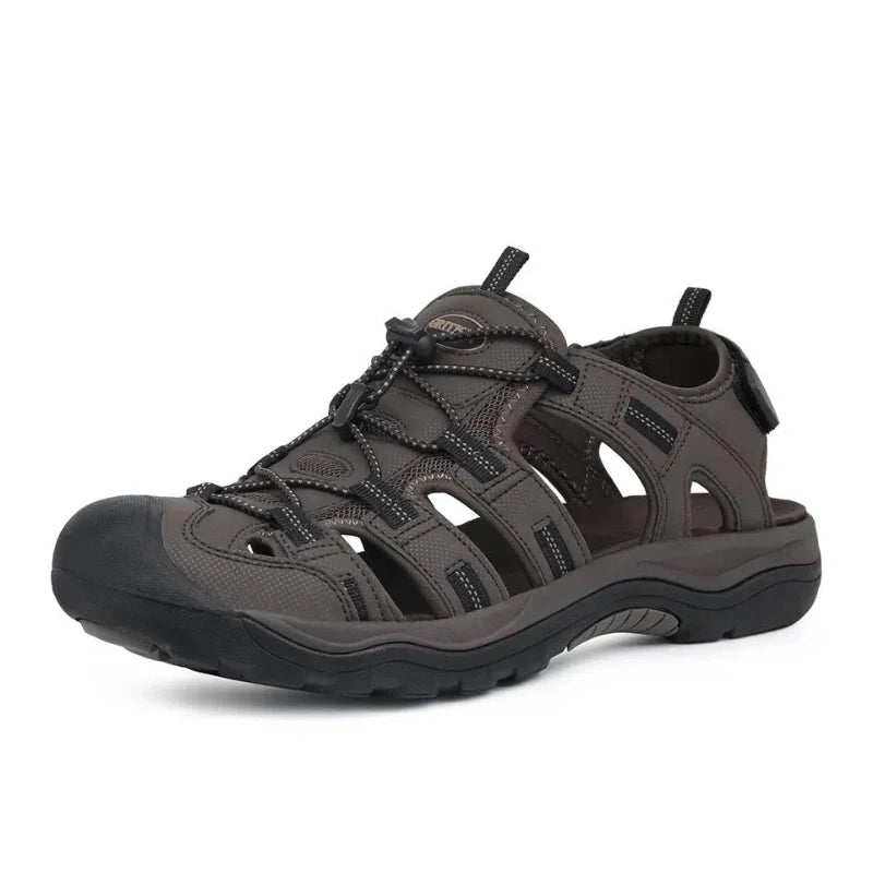 Equipaje Montaña - Sandalias de senderismo para hombre para caminatas relajadas