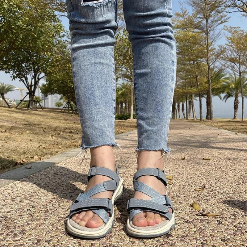 Equipaje Montaña - Sandalias de senderismo para mujer impermeables