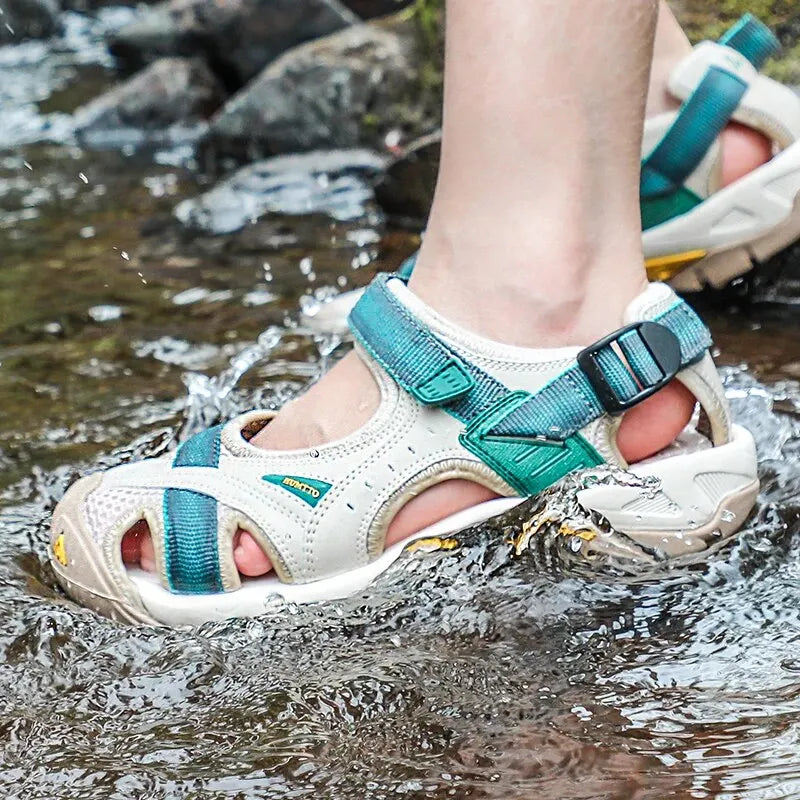 Equipaje Montaña - Sandalias de senderismo para mujeres en camping