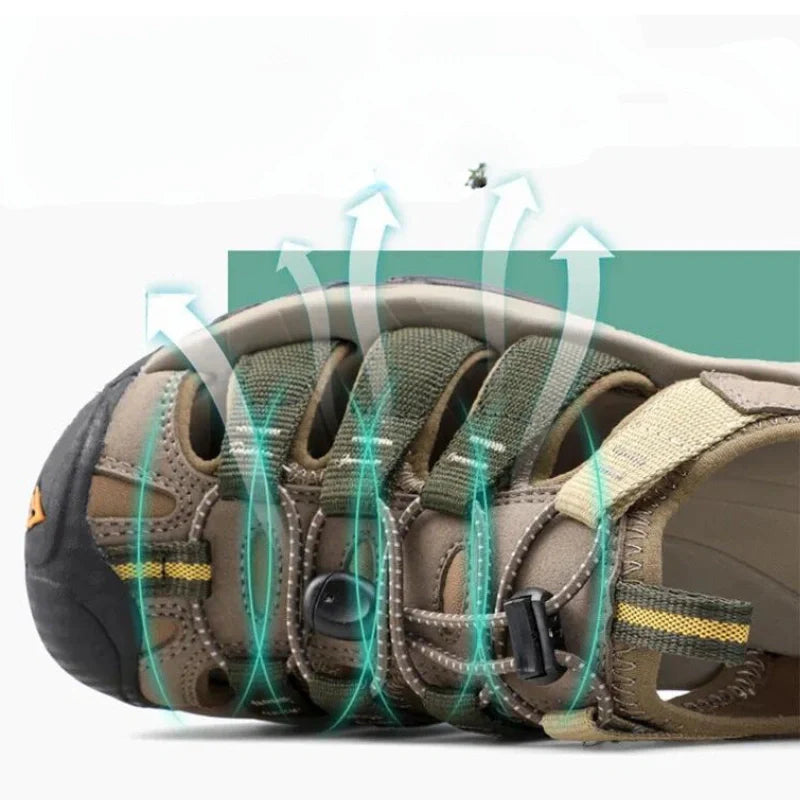 Equipaje Montaña - Sandalias de trekking para hombre resistentes