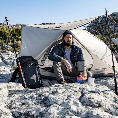 Equipaje Montaña - Tienda de campaña ligera para senderismo de 1 plaza