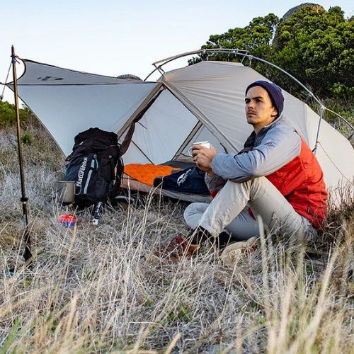 Equipaje Montaña - Tienda de campaña ligera para senderismo de 1 plaza