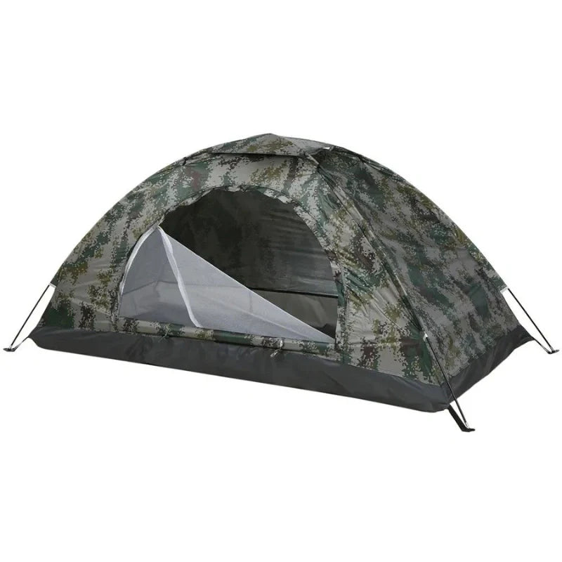 Equipaje Montaña - Tienda de campaña para 2 personas con estampado militar