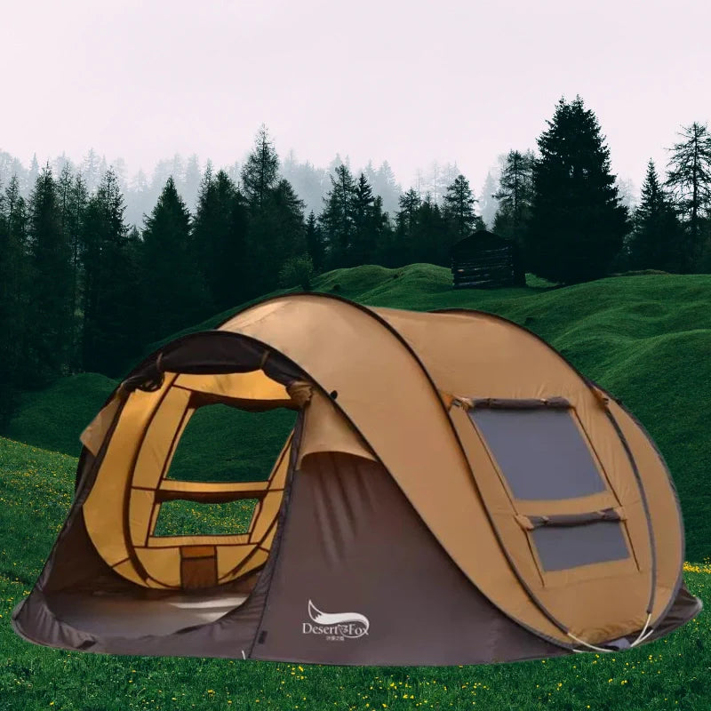 Equipaje Montaña - Tienda de campaña para 3/4 personas con apertura automática