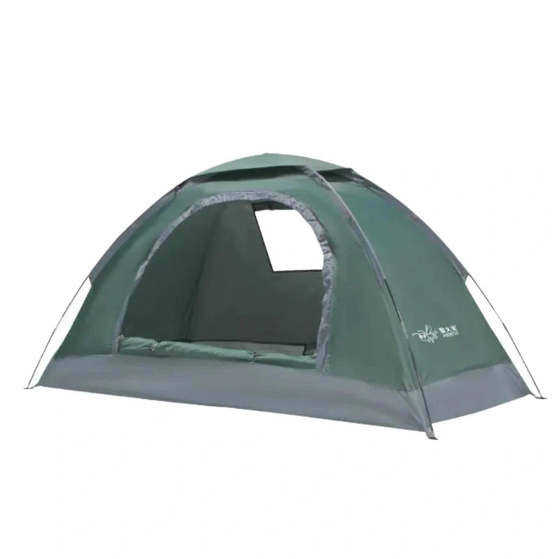 Equipaje Montaña - Tienda de campaña para senderismo de 1 plaza con ventana lateral