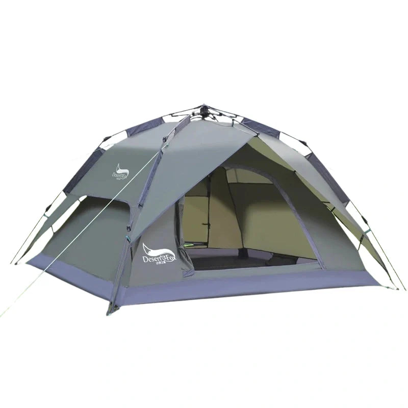 Equipaje Montaña - Tienda de campaña ultraligera para 3/4 personas - fácil de desplegar y plegar