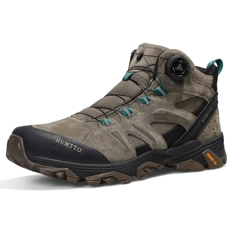Equipaje Montaña - Zapatillas de senderismo altas con cordones elásticos e impermeables