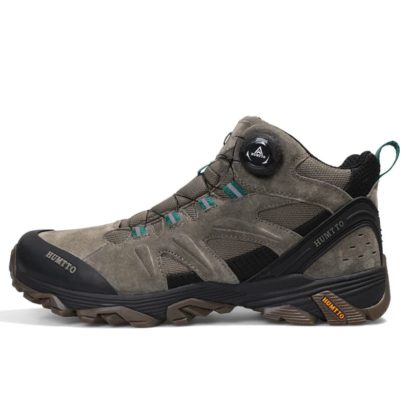 Equipaje Montaña - Zapatillas de senderismo altas con cordones elásticos e impermeables