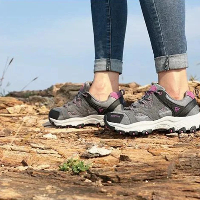 Equipaje Montaña - Zapatillas de senderismo bajas para mujer impermeables