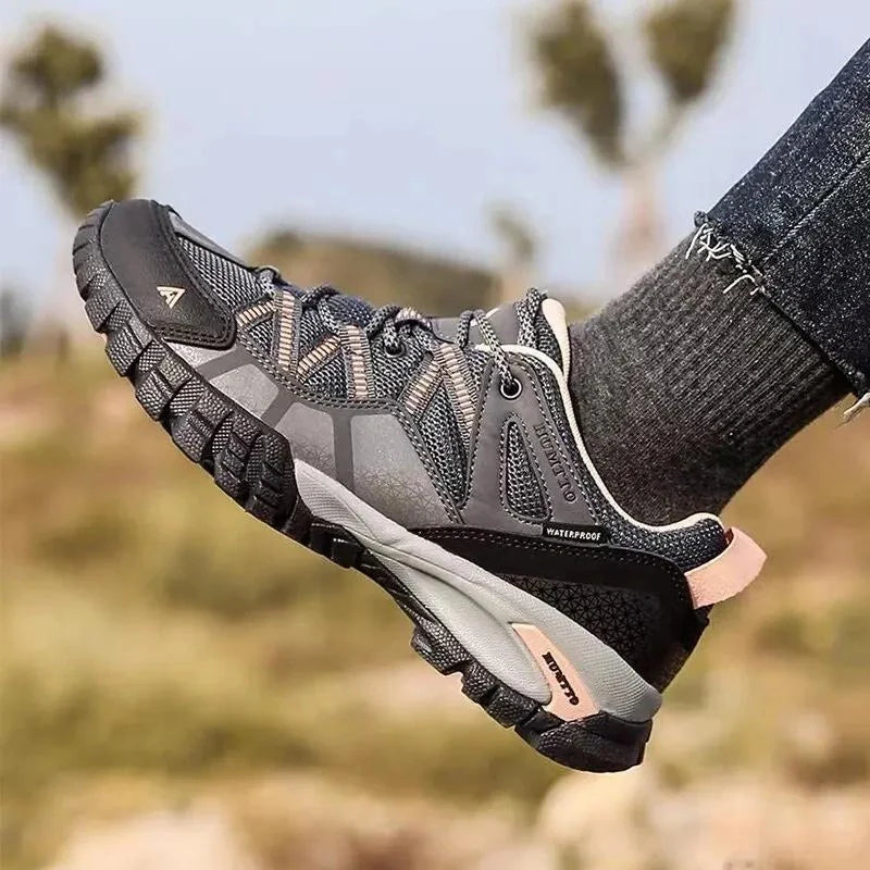 Equipaje Montaña - Zapatillas de senderismo resistentes al desgaste para mujer