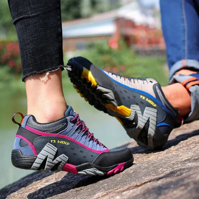 Equipaje Montaña - Zapatillas de senderismo resistentes para mujer