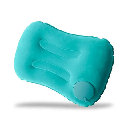 Almohada Hinchable con Bomba Integrada - Innovadora, Compacta y Confortable
