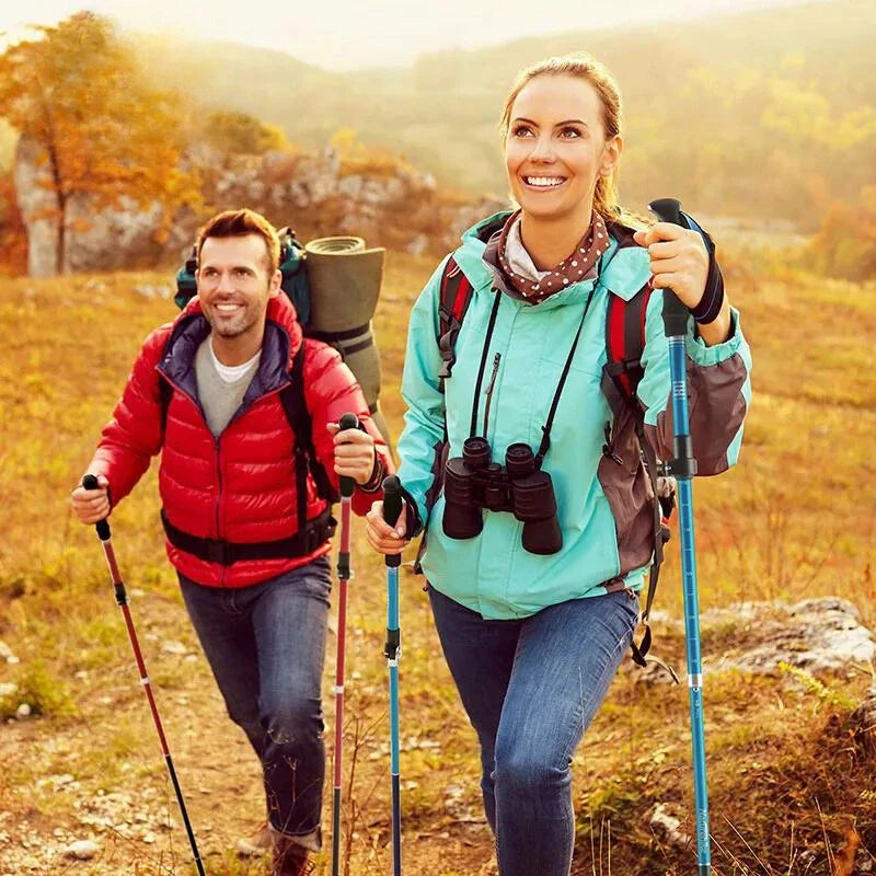 Equipaje Montaña - Bastones de senderismo universales para hombres y mujeres