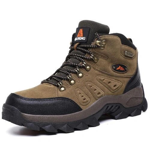 Equipaje Montaña - Botas de montaña altas de cuero de gamuza