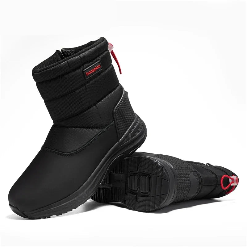 Equipaje Montaña - Botas de nieve con interior de algodón peludo para hombre