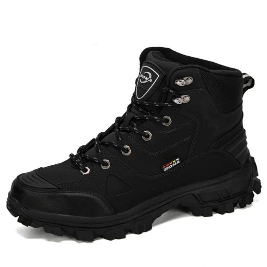 Equipaje Montaña - Botas de senderismo altas de cuero para hombres