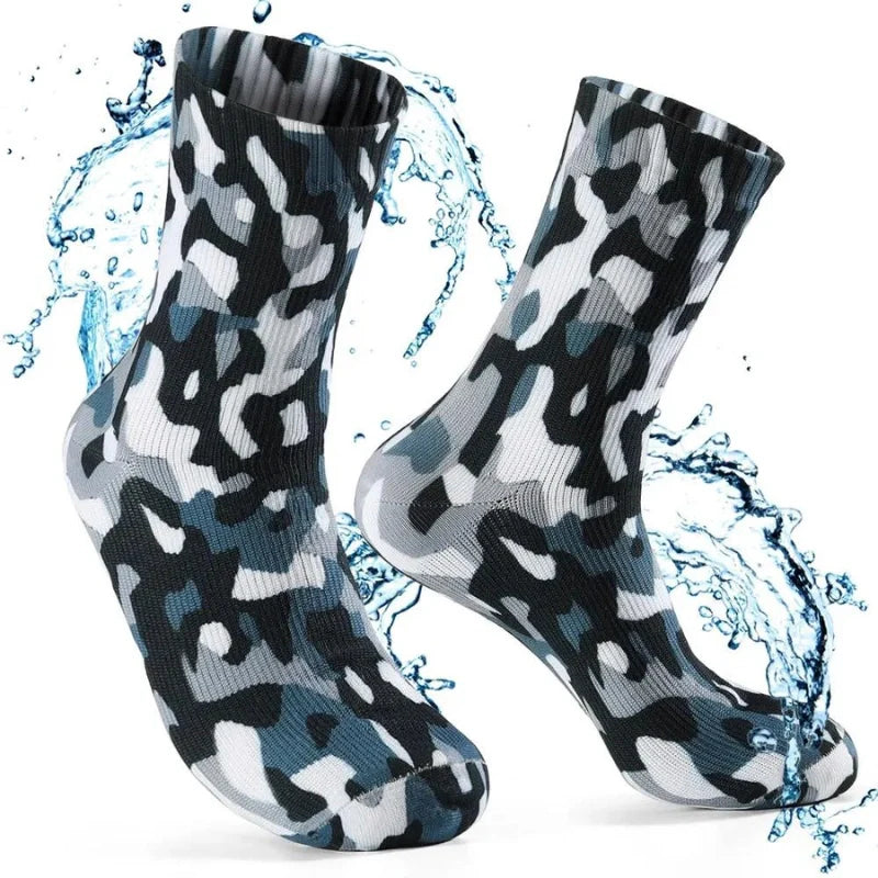 Equipaje Montaña - Calcetines impermeables de camuflaje para senderismo