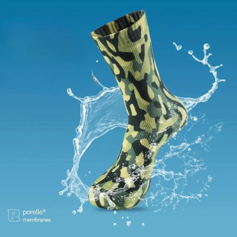 Equipaje Montaña - Calcetines impermeables de camuflaje para senderismo