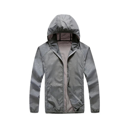 Equipaje Montaña - Chaqueta de senderismo impermeable cortavientos para hombre y mujer