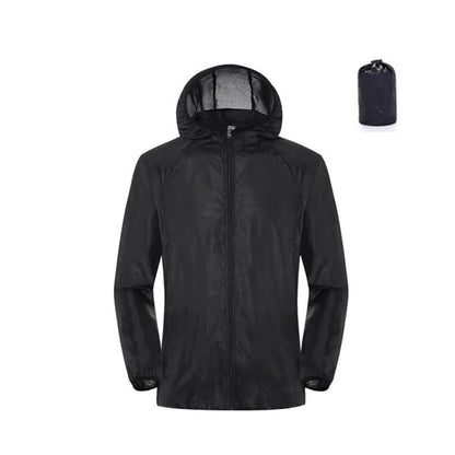 Equipaje Montaña - Chaqueta de senderismo impermeable cortavientos para hombre y mujer