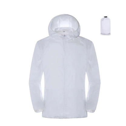 Equipaje Montaña - Chaqueta de senderismo impermeable cortavientos para hombre y mujer