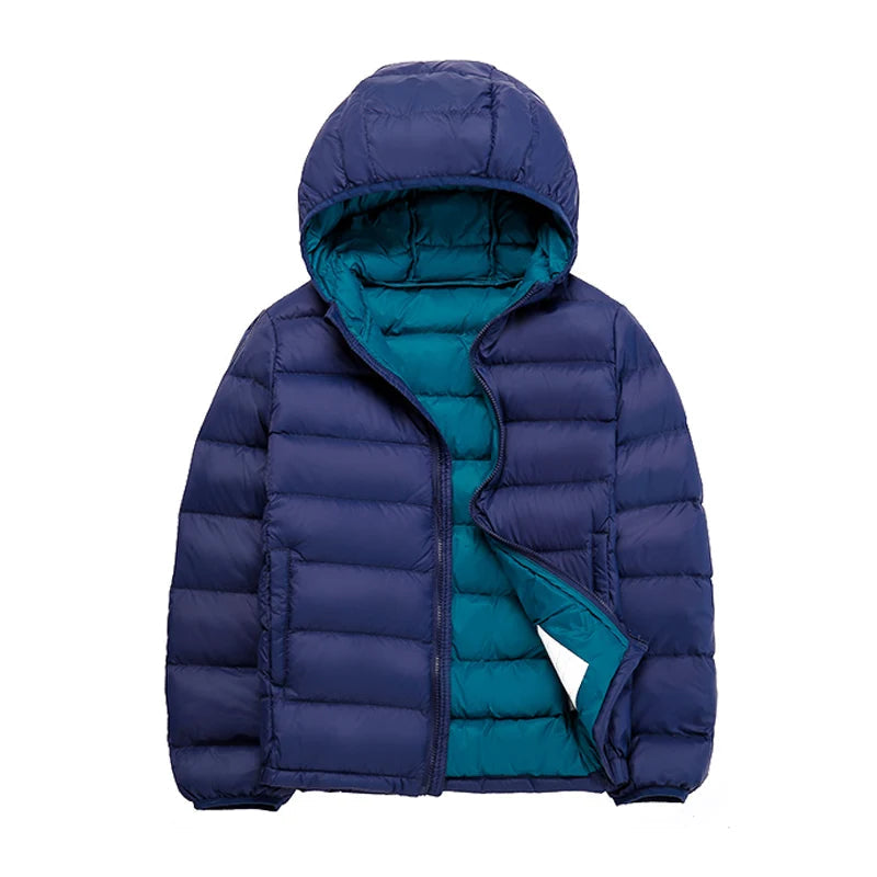 Equipaje Montaña - Chaquetas con capucha ligeras para niños de 3 a 16 años