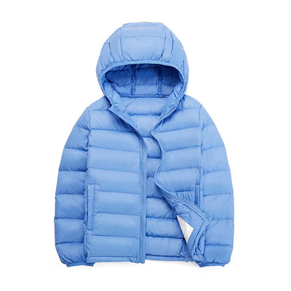 Equipaje Montaña - Chaquetas con capucha ligeras para niños de 3 a 16 años