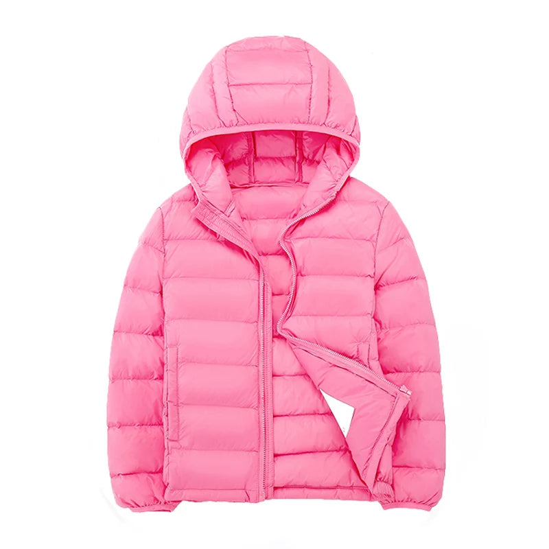 Equipaje Montaña - Chaquetas con capucha ligeras para niños de 3 a 16 años