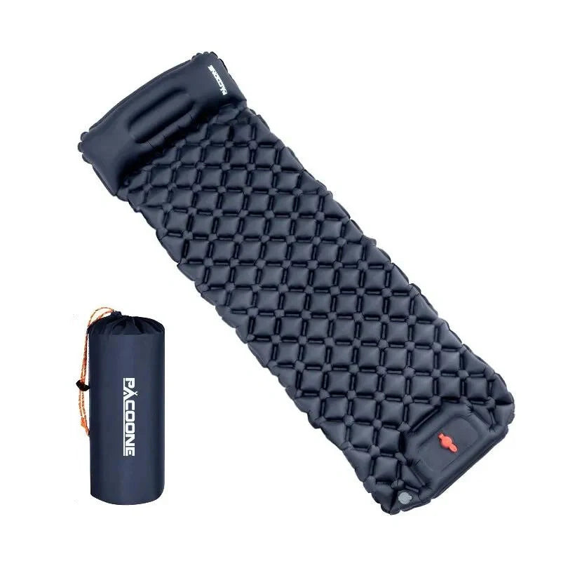 Equipaje Montaña - Colchón de camping inflable con bomba incorporada