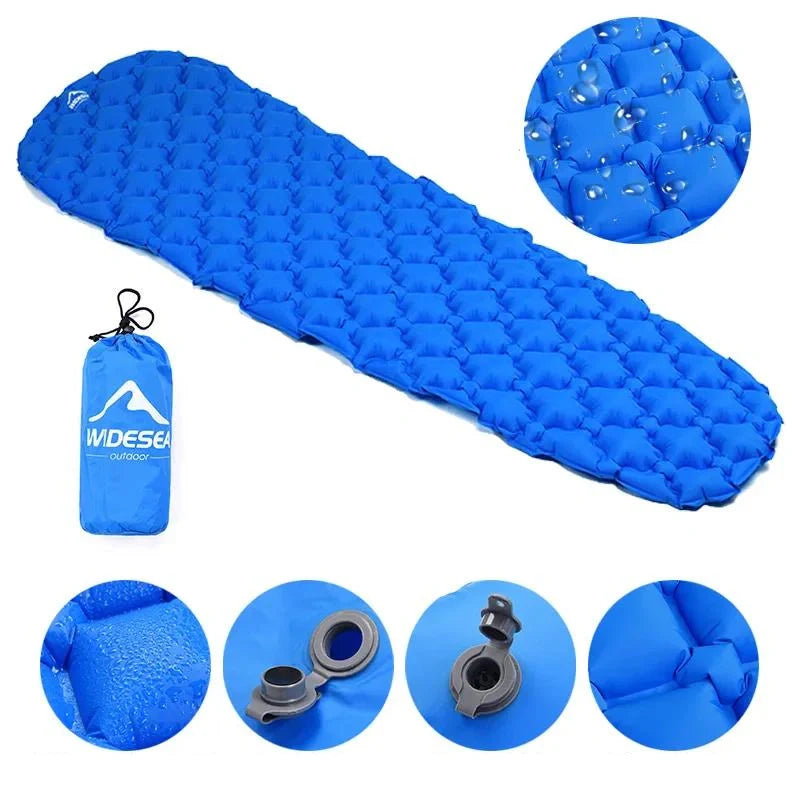 Equipaje Montaña - Colchón de camping ultraligero con bolsa de inflado