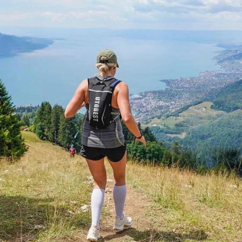 Equipaje Montaña - Mochila de carrera y senderismo ultraligera, 5l