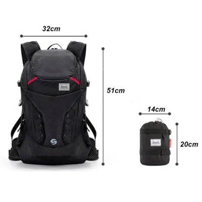 Equipaje Montaña - Mochila de senderismo para mujer 30l plegable