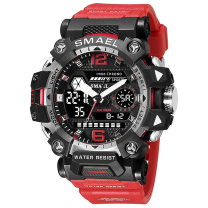 Equipaje Montaña - Reloj de senderismo con doble pantalla digital y reloj
