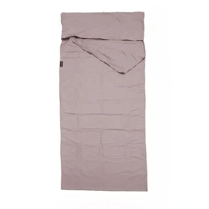 Equipaje Montaña - Saco de dormir gris ultra ligero de algodón