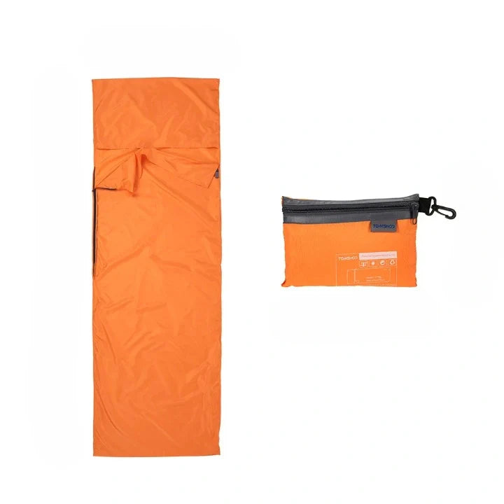 Equipaje Montaña - Saco de dormir largo y naranja